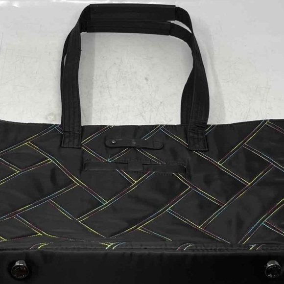 Lug Medium Tote with Trolley Sleeve- Skyliner Black Rainbow NWOT - Picture 12 of 12